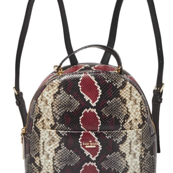 Kate Spade Multicolor Python Print Backpack - Picture 8 of 8